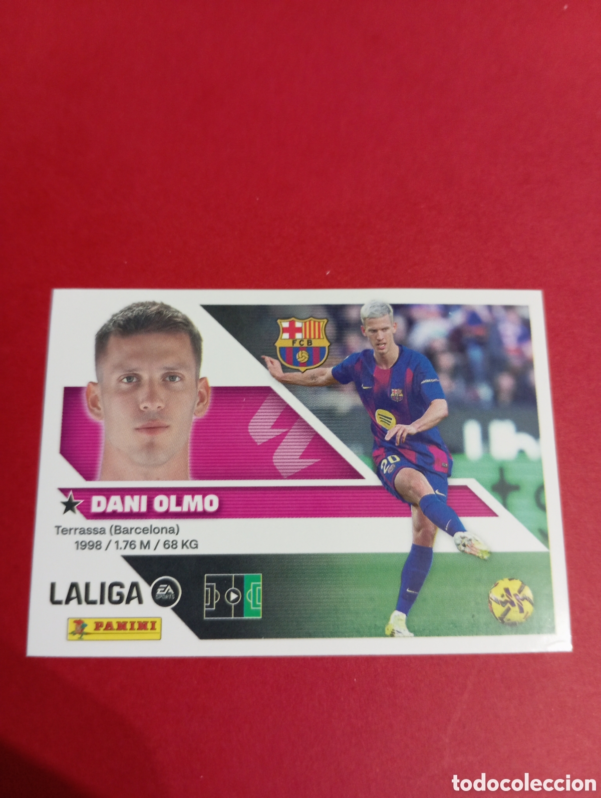 Cromos de f&uacute;tbol: Dani Olmo Barcelona n&deg;17 / PANINI LIGA ESTE 2026/2027