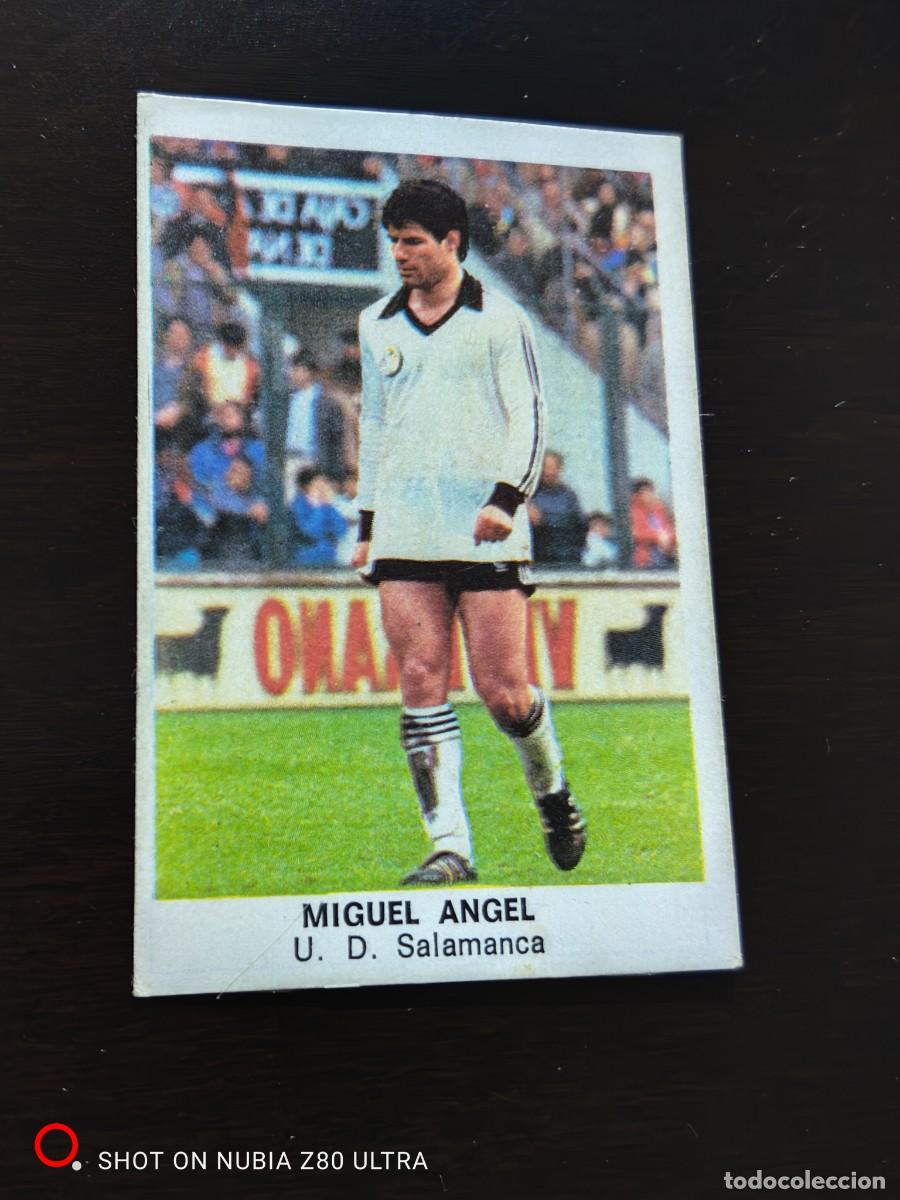 Cromos de f&uacute;tbol: Miguel Angel UD Salamanca, F&uacute;tbol 84, Cromos Cano, versi&oacute;n, temporada 83/84, despegado