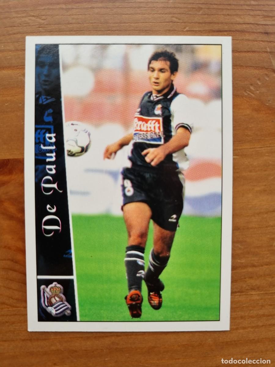 Cromos de f&uacute;tbol: 346 DE PAULA (Real Sociedad). Las Fichas de la Liga 2002 2003 02 03 (Mundicromo)