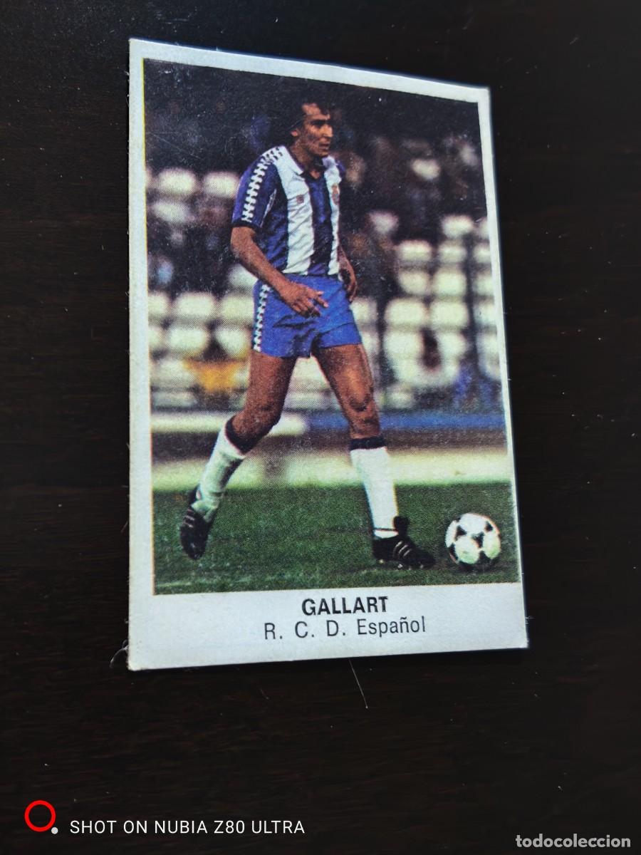 Cromos de f&uacute;tbol: Gallart RCD Espa&ntilde;ol, F&uacute;tbol 84, Cromos Cano, versi&oacute;n, temporada 83/84, despegado