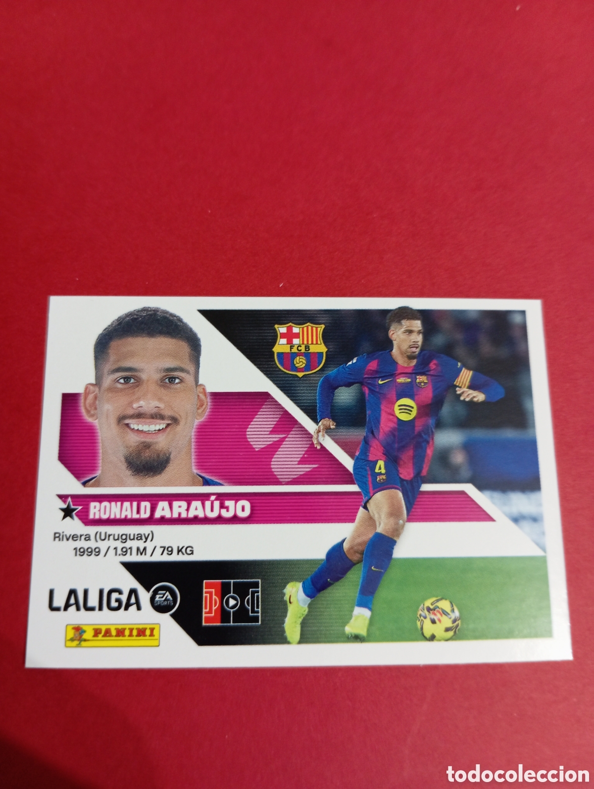 Cromos de f&uacute;tbol: Ara&uacute;jo Barcelona n&deg;6A / PANINI LIGA ESTE 2026/2027