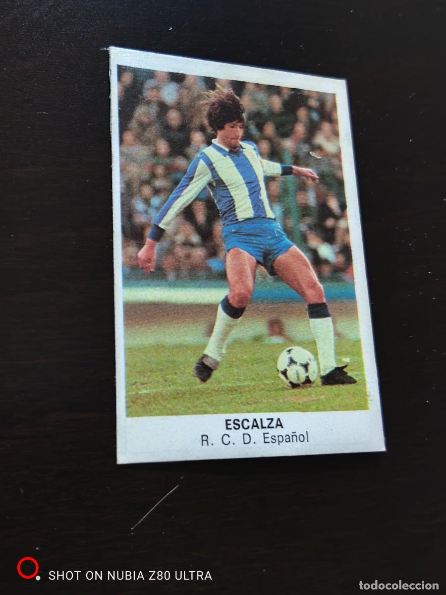 Cromos de f&uacute;tbol: Escalza RCD Espa&ntilde;ol, F&uacute;tbol 84, Cromos Cano, versi&oacute;n, temporada 83/84, despegado