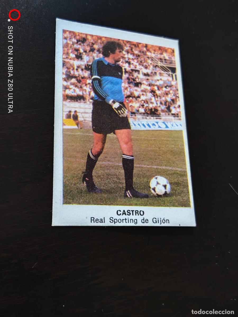 Cromos de f&uacute;tbol: Castro Sporting de Gij&oacute;n, F&uacute;tbol 84, Cromos Cano, versi&oacute;n, temporada 83/84, despegado