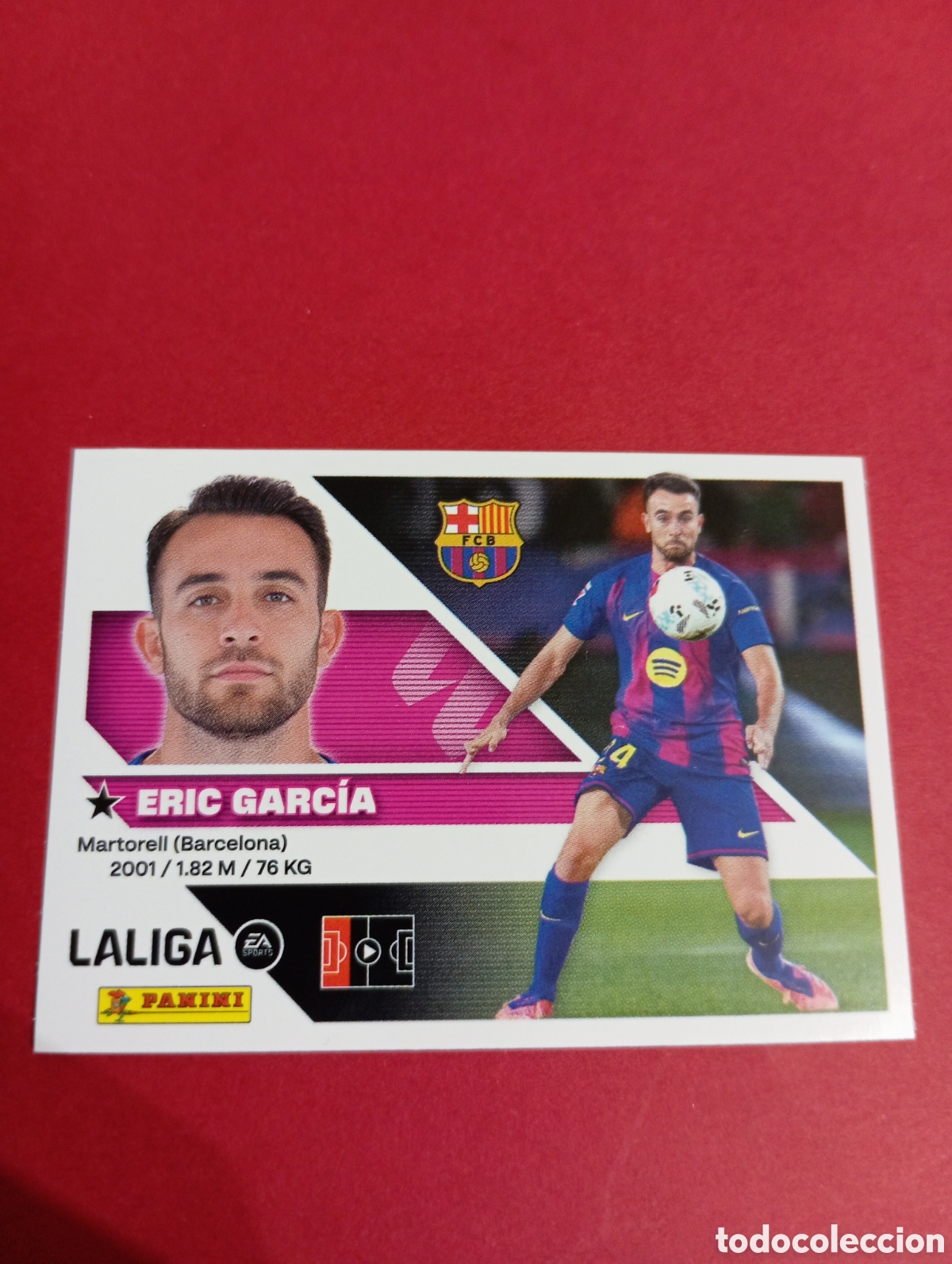 Cromos de f&uacute;tbol: Eric Garc&iacute;a Barcelona n&deg;11 / PANINI LIGA ESTE 2026/2027