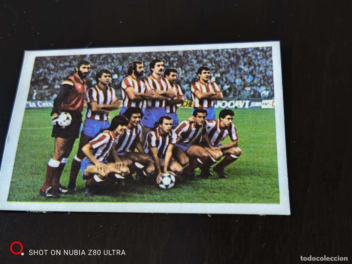 Cromos de f&uacute;tbol: At de Madrid equipo/alineaci&oacute;n F&uacute;tbol 84, Cromos Cano, versi&oacute;n, temporada 83/84, despegado