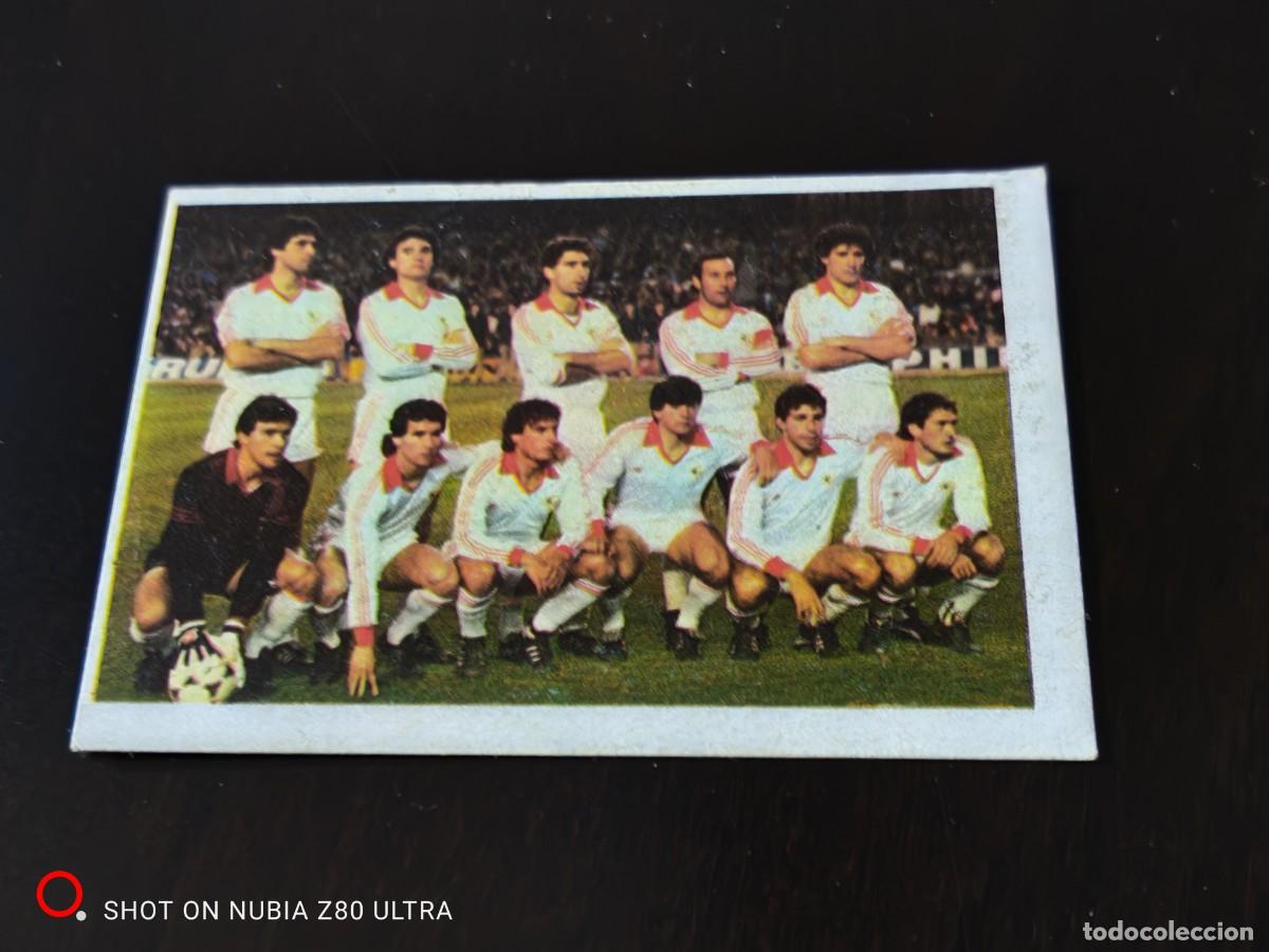 Cromos de f&uacute;tbol: Sevilla CF equipo/alineaci&oacute;n F&uacute;tbol 84, Cromos Cano, versi&oacute;n, temporada 83/84, despegado