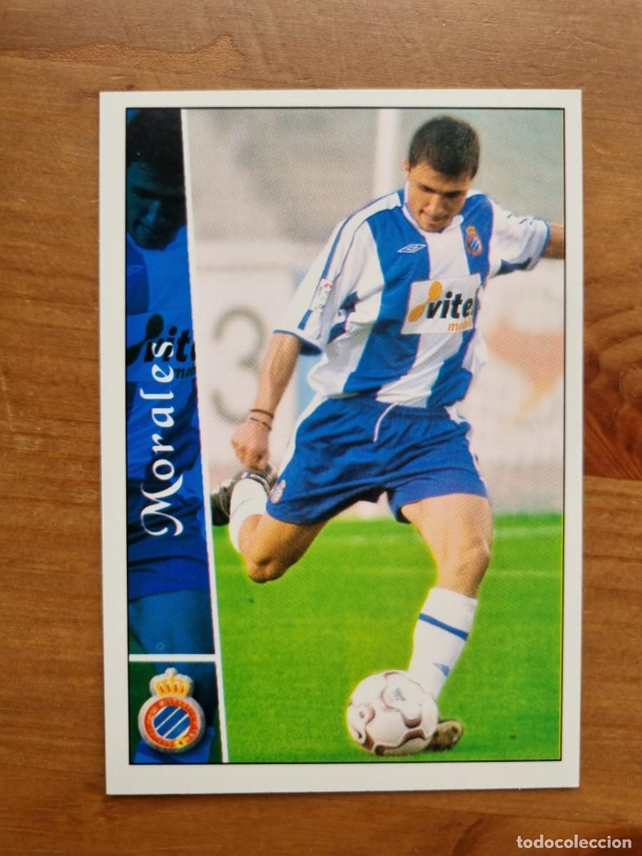 Cromos de f&uacute;tbol: 369 MORALES (RCD Espanyol). Las Fichas de la Liga 2002 2003 02 03 (Mundicromo)