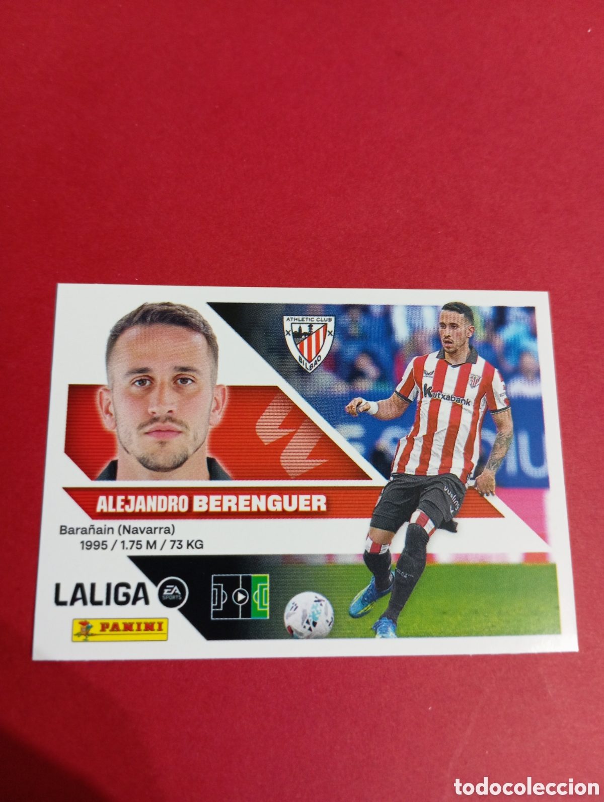 Cromos de f&uacute;tbol: Berenguer Athletic de Bilbao n&deg;16 / PANINI LIGA ESTE 2026/2027