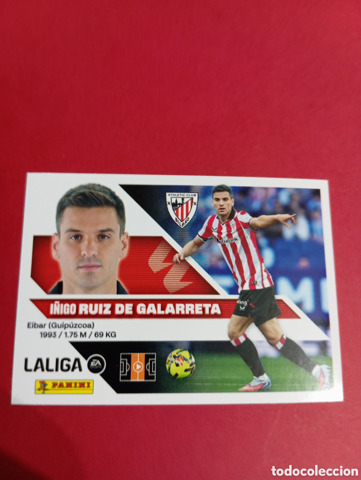 Cromos de f&uacute;tbol: Ruiz de Galarreta Athletic de Bilbao n&deg;11 / PANINI LIGA ESTE 2026/2027