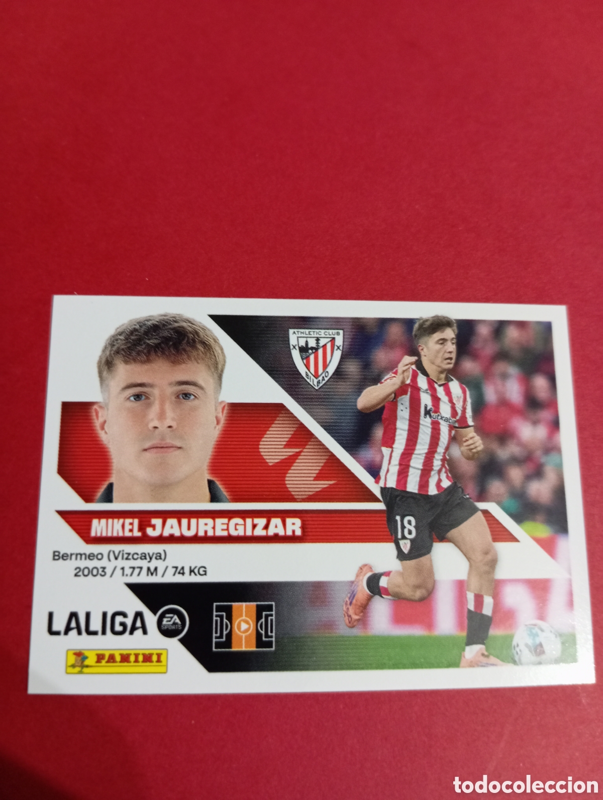 Cromos de f&uacute;tbol: Jauregizar Athletic de Bilbao n&deg;10 / PANINI LIGA ESTE 2026/2027