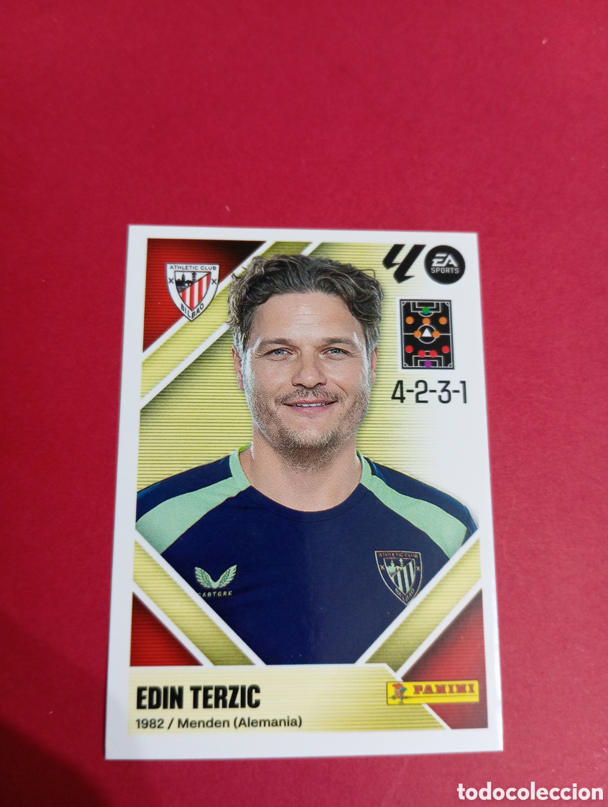 Cromos de f&uacute;tbol: Edin Terzic Athletic de Bilbao n&deg;2 / PANINI LIGA ESTE 2026/2027