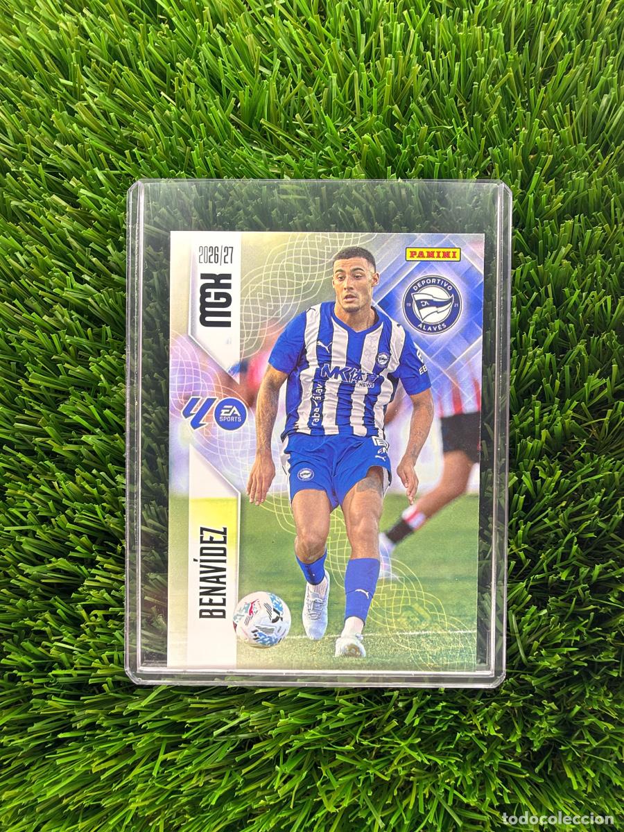 Cromos de f&uacute;tbol: N&ordm; 27 Benav&iacute;dez D Alav&eacute;s Megacracks 26 27