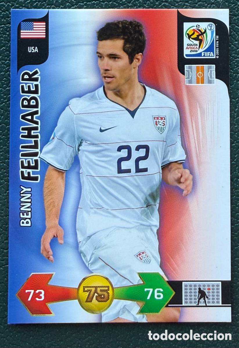 Cromos de Futebol: BENNY FEILHABER ESTADOS UNIDOS FICHAS ALBUM ADRENALYN XL MUNDIAL SOUTH AFRICA 2010