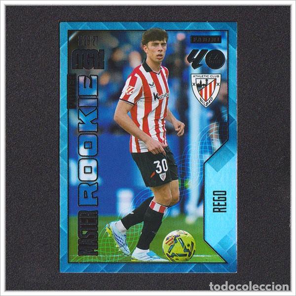 Cromos de f&uacute;tbol: MEGACRACKS 2026 2027 26 27 PANINI REGO 418P 418 MASTER ROOKIE ATHLETIC BILBAO POWER COLECCI&Oacute;N MGK