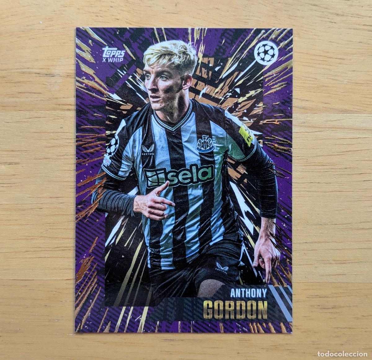 Cromos de f&uacute;tbol: TOPPS GOLD 2023-2024 - ANTHONY GORDON - NEWCASTLE UNITED