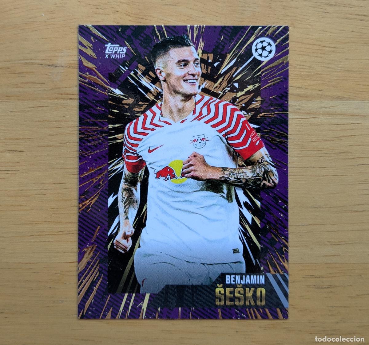 Cromos de f&uacute;tbol: TOPPS GOLD 2023-2024 - BENJAMIN SESKO - RB LEIPZIG