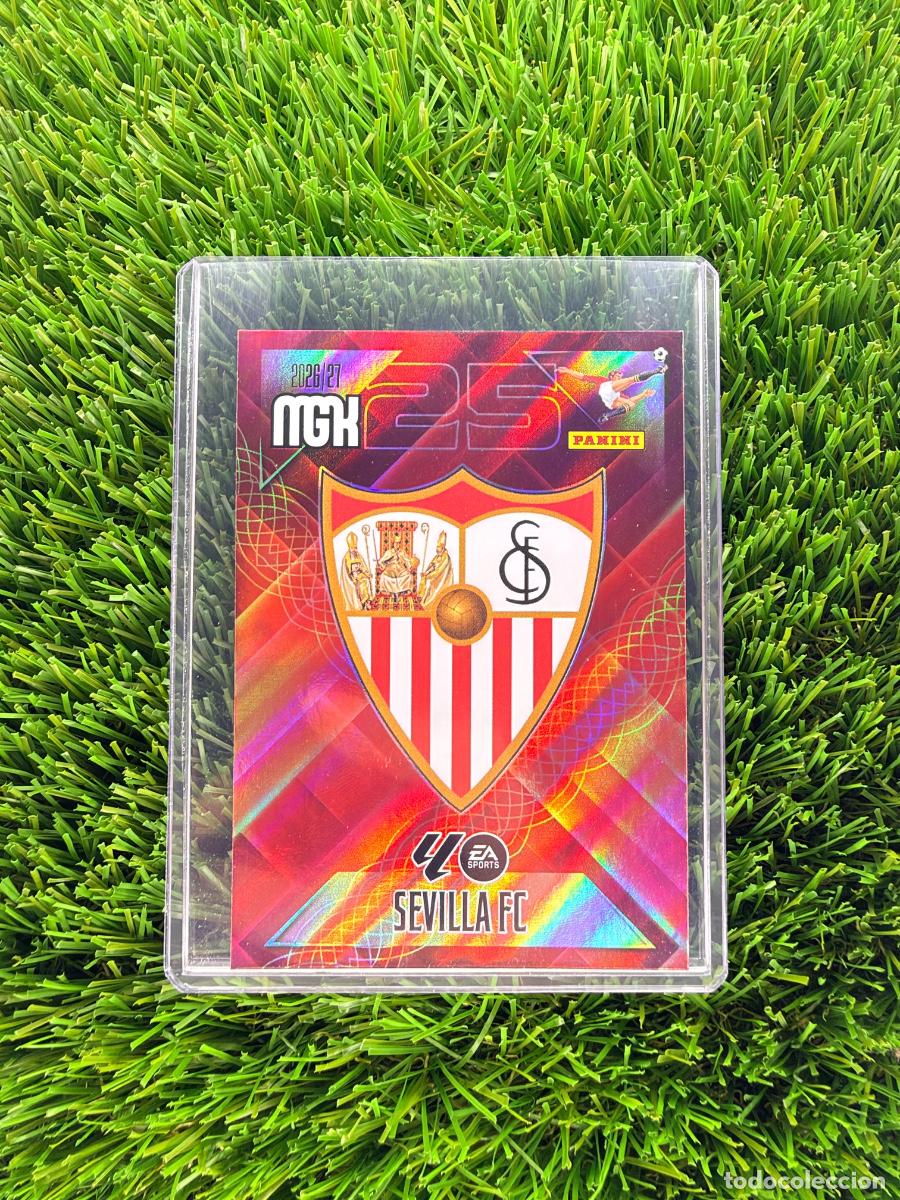 Cromos de f&uacute;tbol: N&ordm; 325 Escudo Sevilla FC Megacracks 26 27