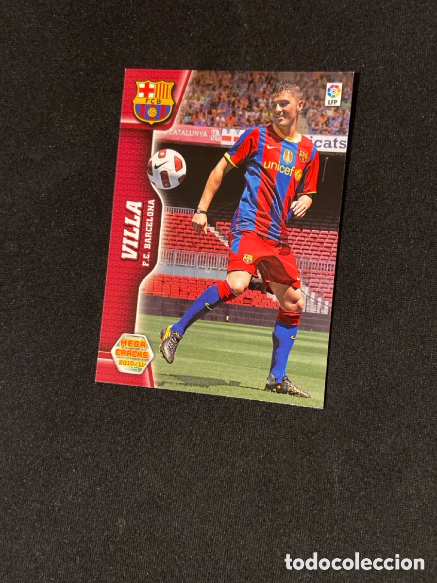 Cromos de f&uacute;tbol: VILLA 443 NUEVO FICHAJE (BARCELONA)