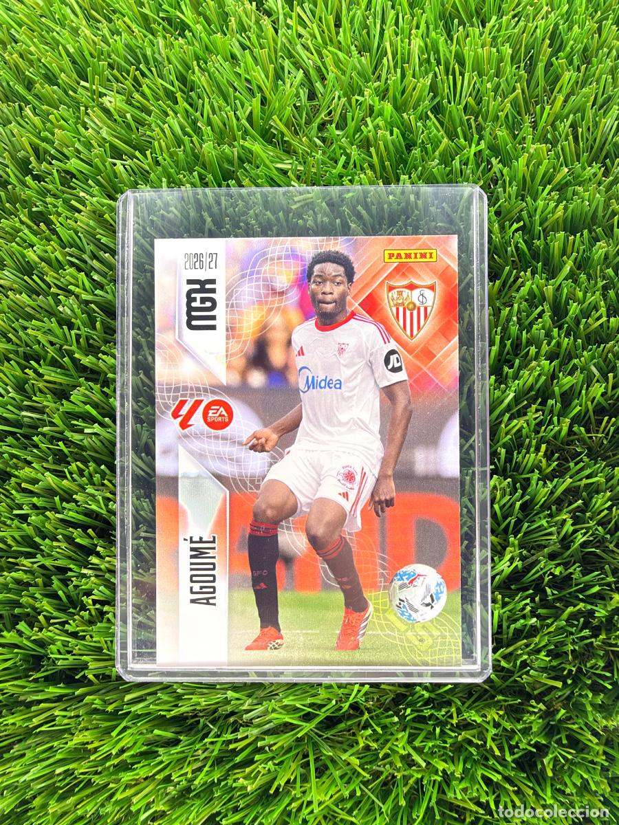 Cromos de f&uacute;tbol: N&ordm; 335 Agoum&eacute; Sevilla FC Megacracks 26 27