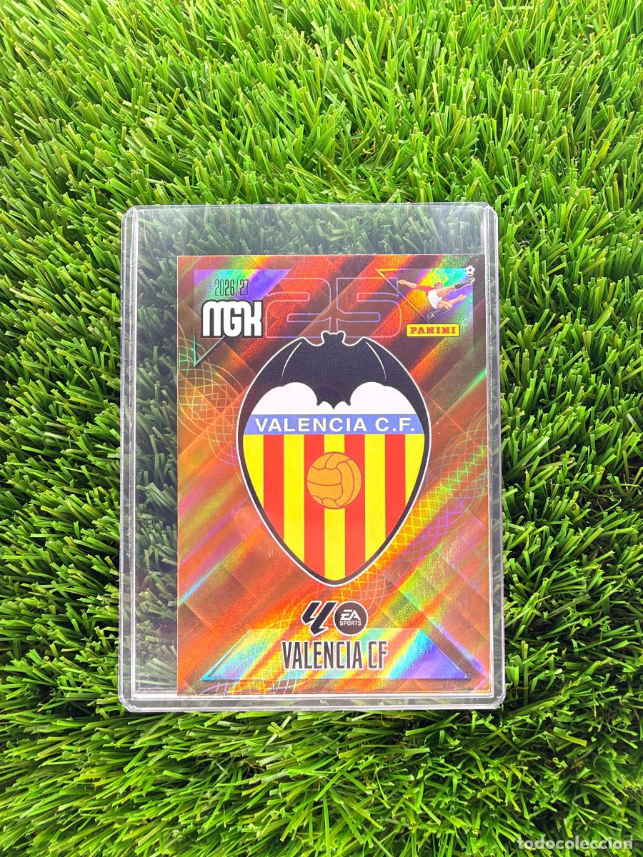 Cromos de f&uacute;tbol: N&ordm; 343 Escudo Valencia CF Megacracks 26 27