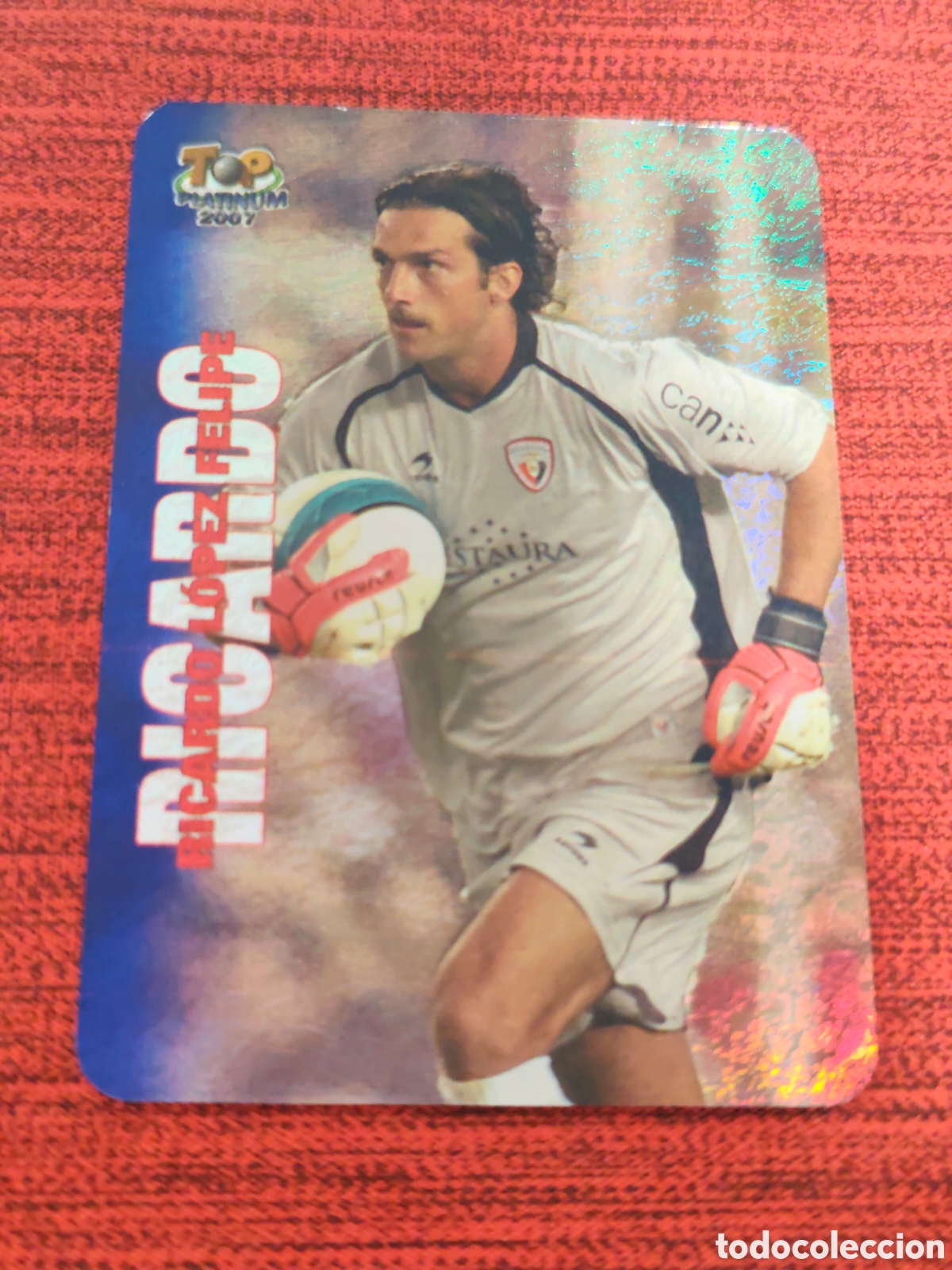 Cromos de f&uacute;tbol: 670 RICARDO OSASUNA JASPEADO TOP PLATINUM MUNDICROMO 2006 2007