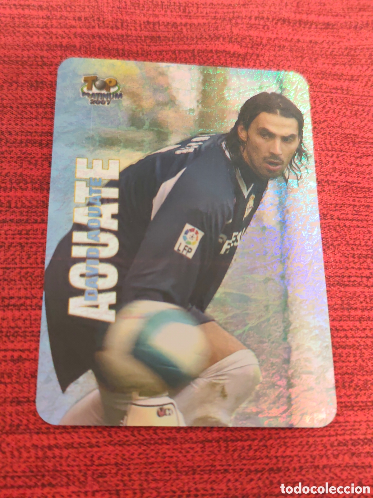 Cromos de f&uacute;tbol: 673 AOUATE DEPORTIVO JASPEADO TOP PLATINUM MUNDICROMO 2006 2007