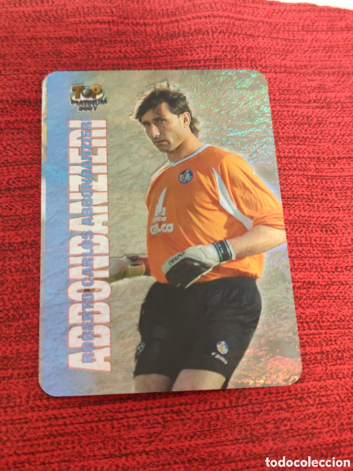 Cromos de f&uacute;tbol: 674 ABBONDANZIERI GETAFE JASPEADO TOP PLATINUM MUNDICROMO 2006 2007