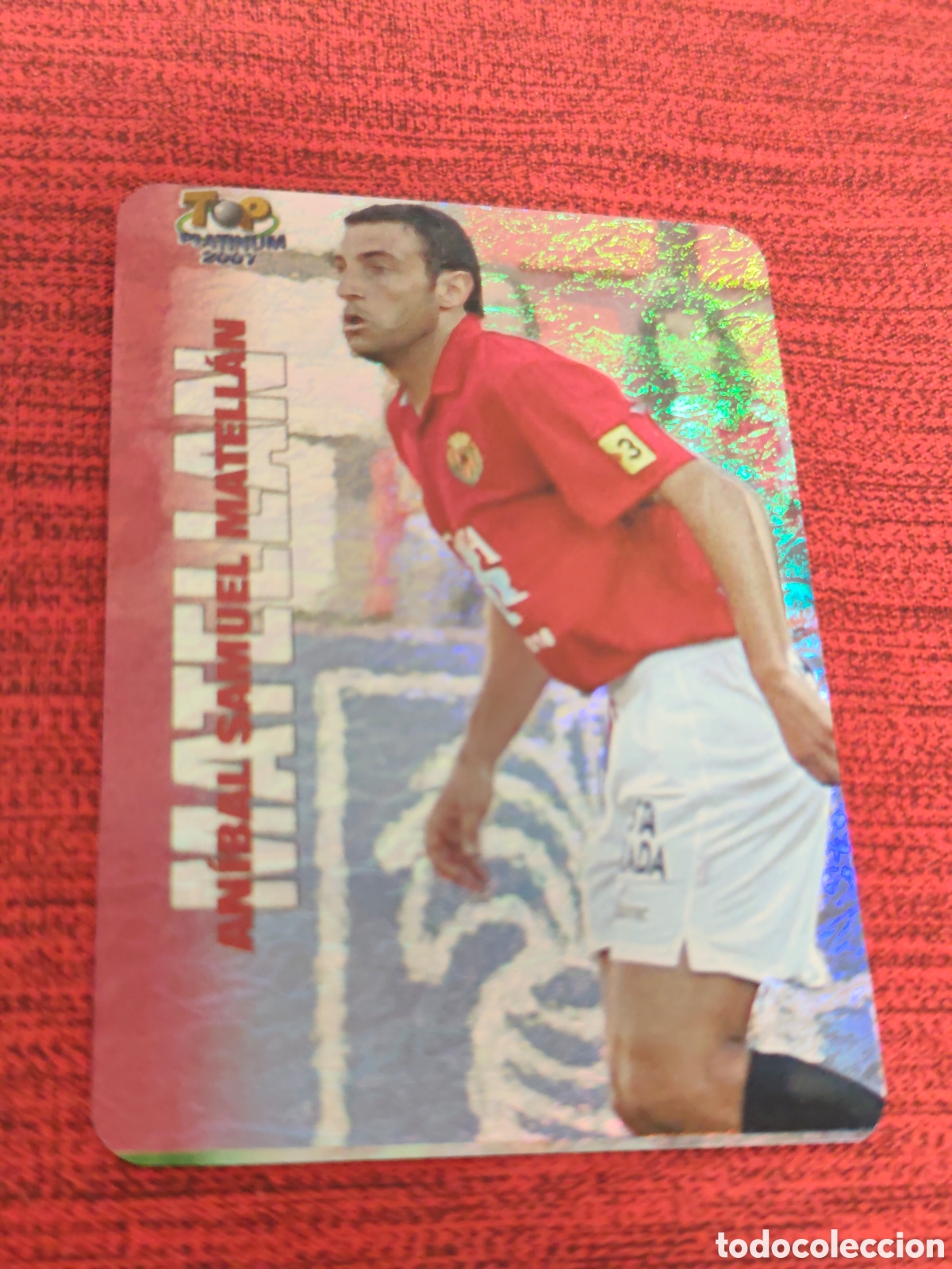 Cromos de f&uacute;tbol: 693 MATELLAN GIMNASTIC JASPEADO TOP PLATINUM MUNDICROMO 2006 2007
