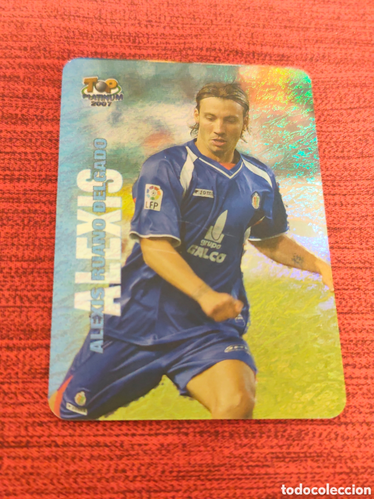 Cromos de f&uacute;tbol: 698 ALEXIS GETAFE JASPEADO TOP PLATINUM MUNDICROMO 2006 2007