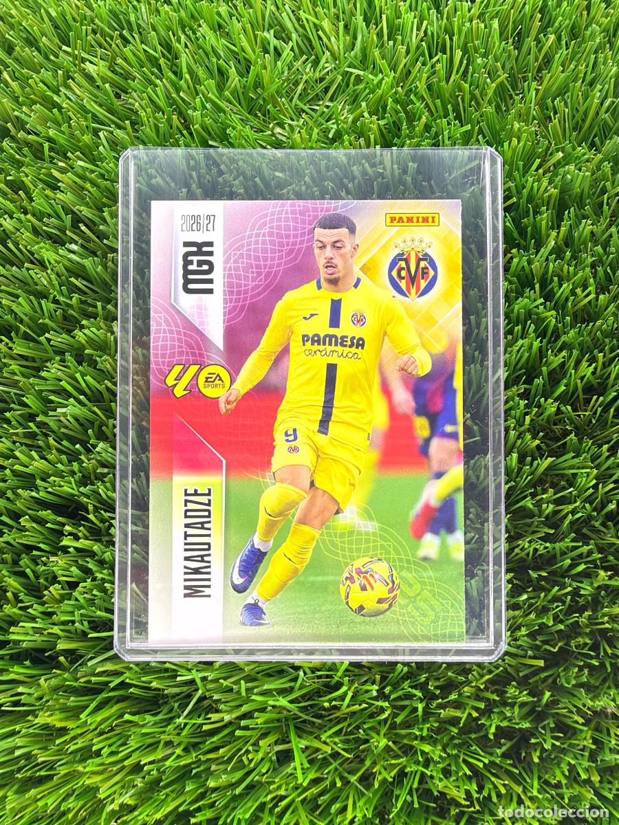 Cromos de f&uacute;tbol: N&ordm; 376 Mikautadze Villarreal CF Megacracks 26 27