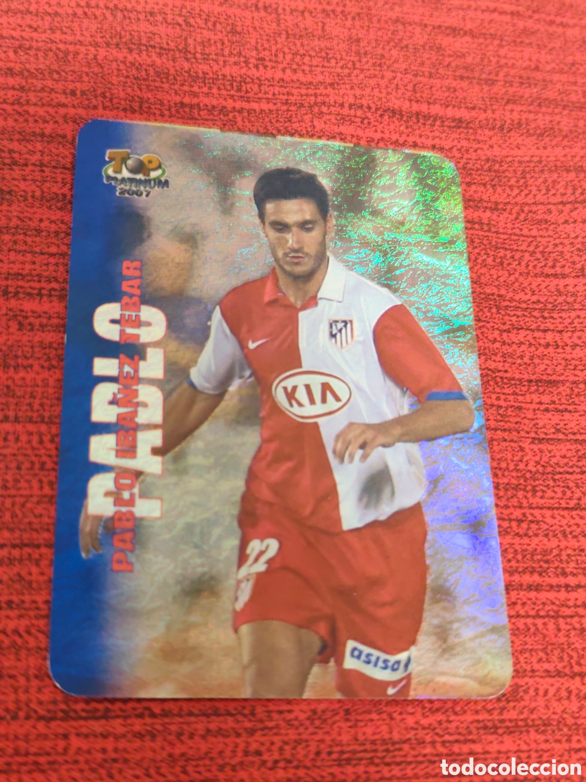 Cromos de f&uacute;tbol: 699 PABLO ATL&Eacute;TICO MADRID JASPEADO TOP PLATINUM MUNDICROMO 2006 2007