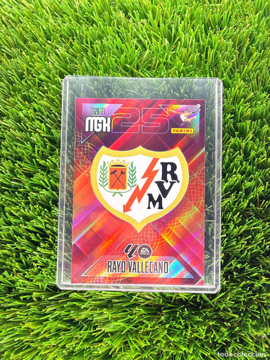 Cromos de f&uacute;tbol: N&ordm; 289 Escudo Rayo Vallecano Megacracks 26 27