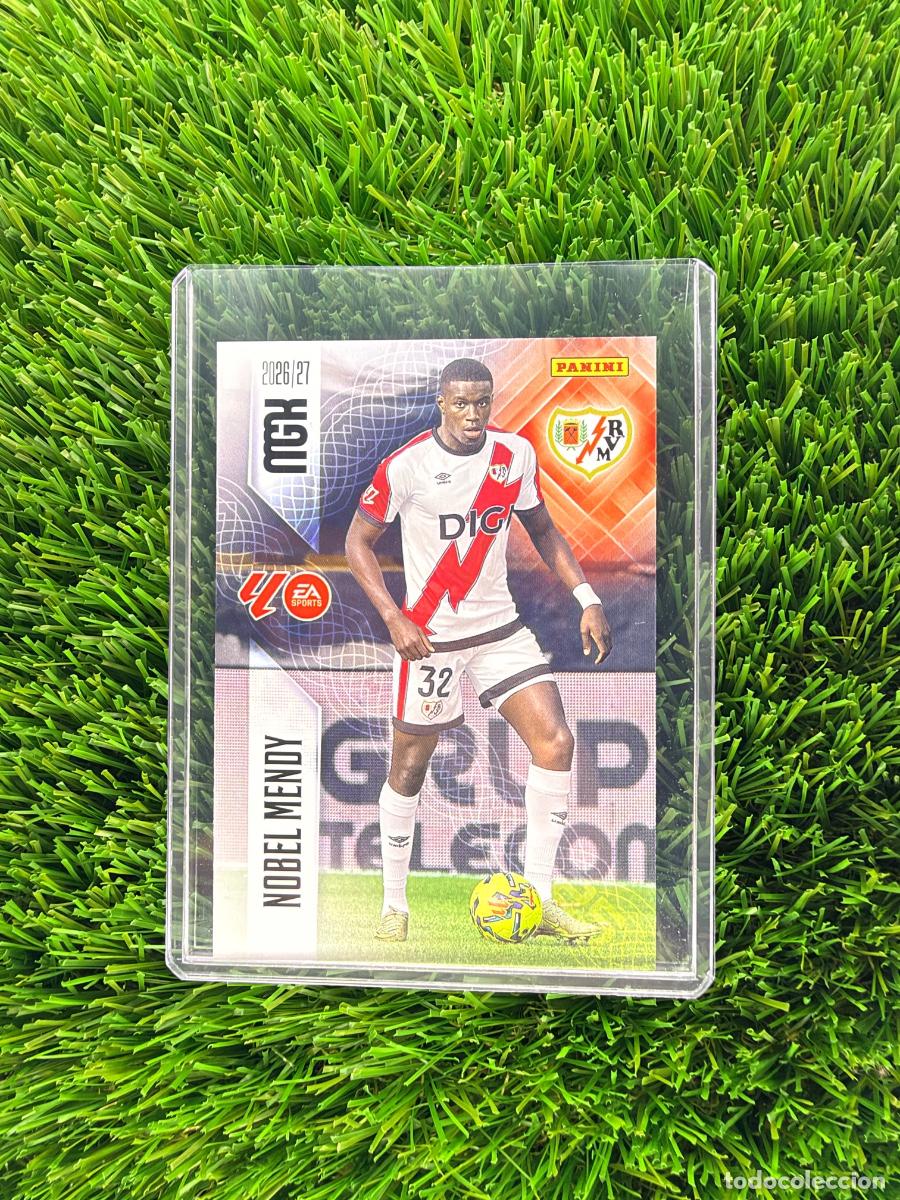 Cromos de f&uacute;tbol: N&ordm; 295 Nobel Mendy Rayo Vallecano Megacracks 26 27
