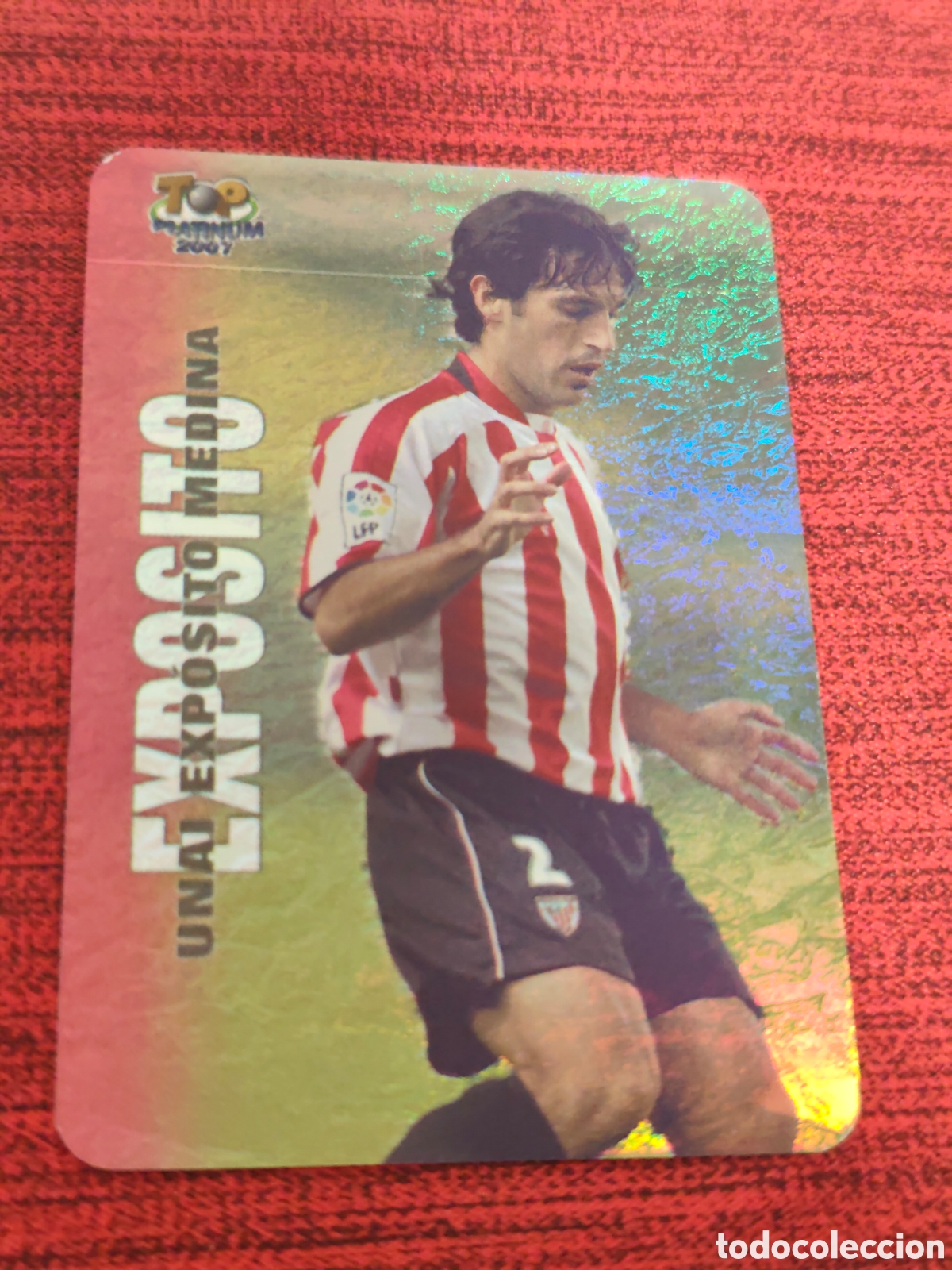 Cartes &agrave; collectionner de Football: 707 EXP&Oacute;SITO ATHLETIC BILBAO JASPEADO TOP PLATINUM MUNDICROMO 2006 2007