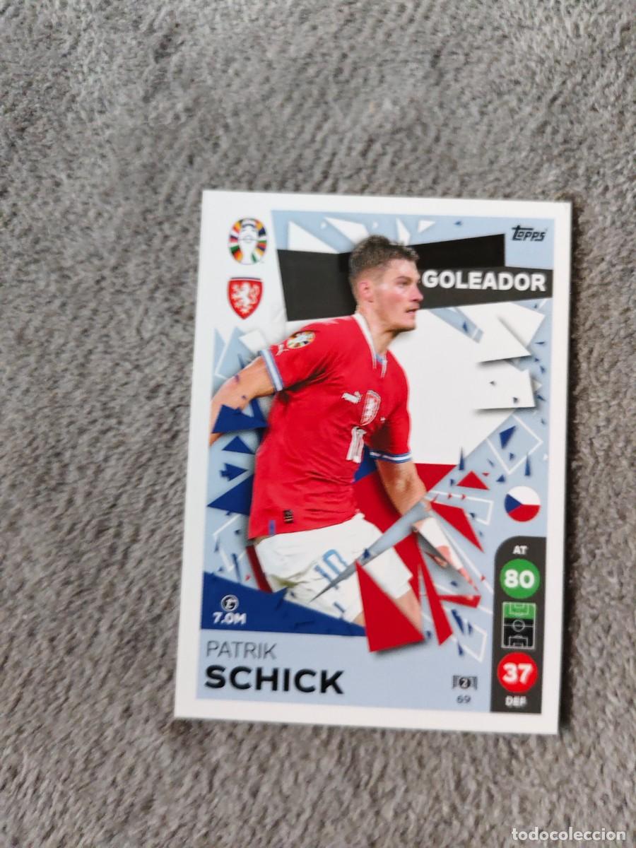 Cromos de Futebol: 69 TOPPS EURO 2024 PATRIK SCHICK REPUBLICA CHECA CZECH GOLEADOR MATCH ATTAX EUROCOPA 24 LIDL AAT