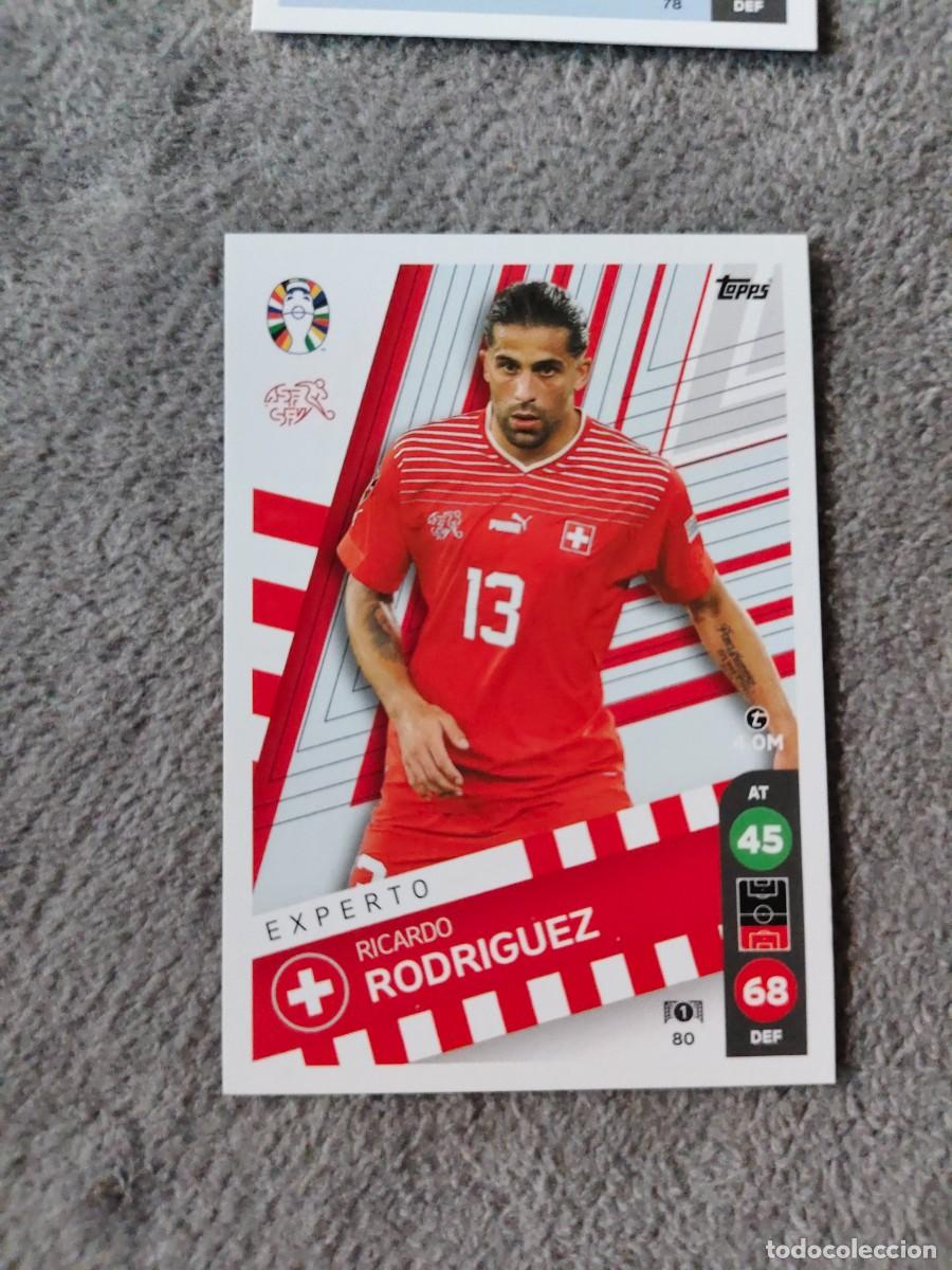 Cromos de f&uacute;tbol: 80 TOPPS EURO 2024 RICARDO RODR&Iacute;GUEZ SWITZERLAND SUIZA EXPERTO MATCH ATTAX EUROCOPA 24 LIDL AAT