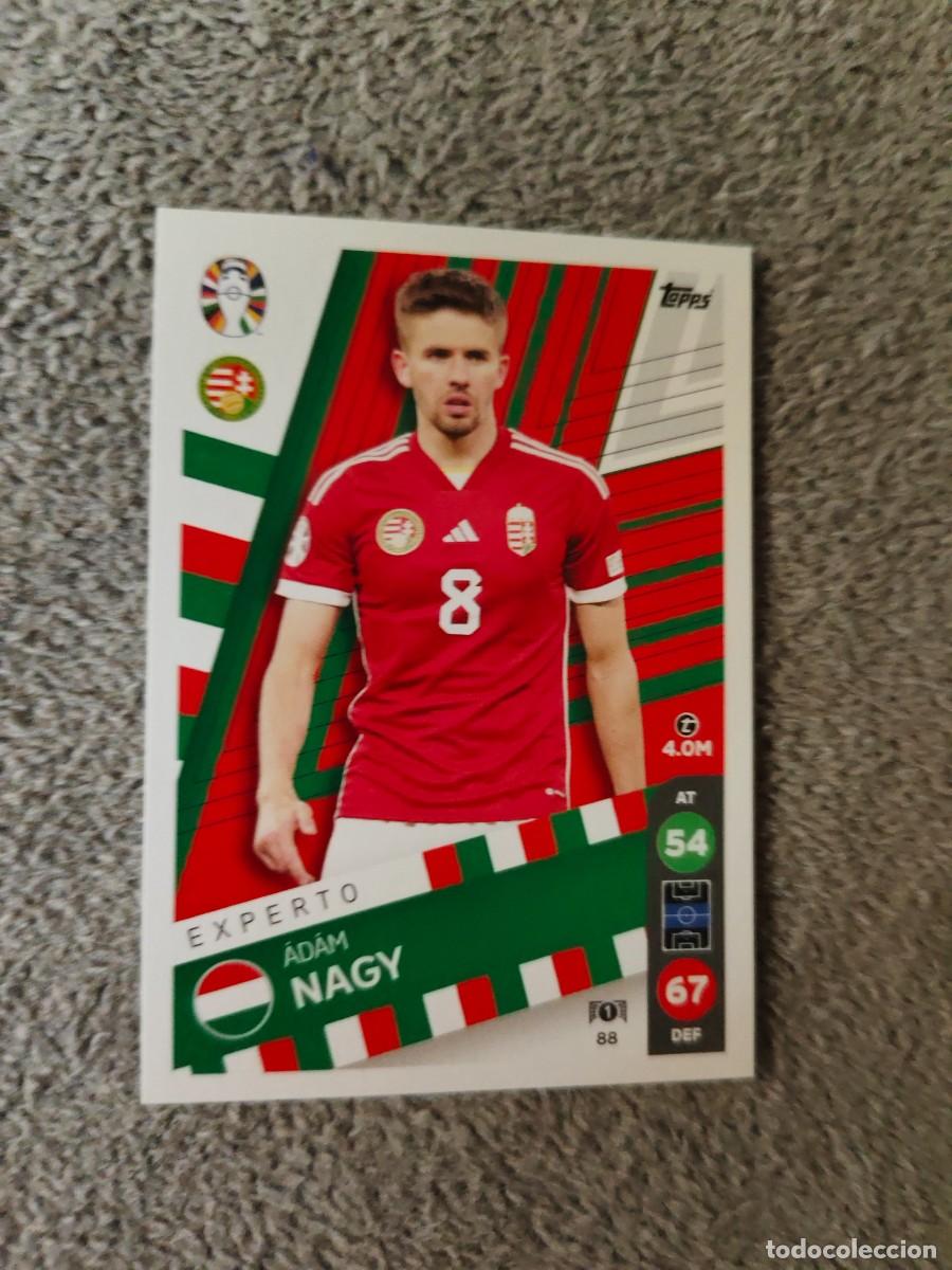 Cromos de f&uacute;tbol: 88 TOPPS EURO 2024 ADAM NAGY HUNGARY HUNGRIA EXPERTO MATCH ATTAX EUROCOPA 24 LIDL AAT
