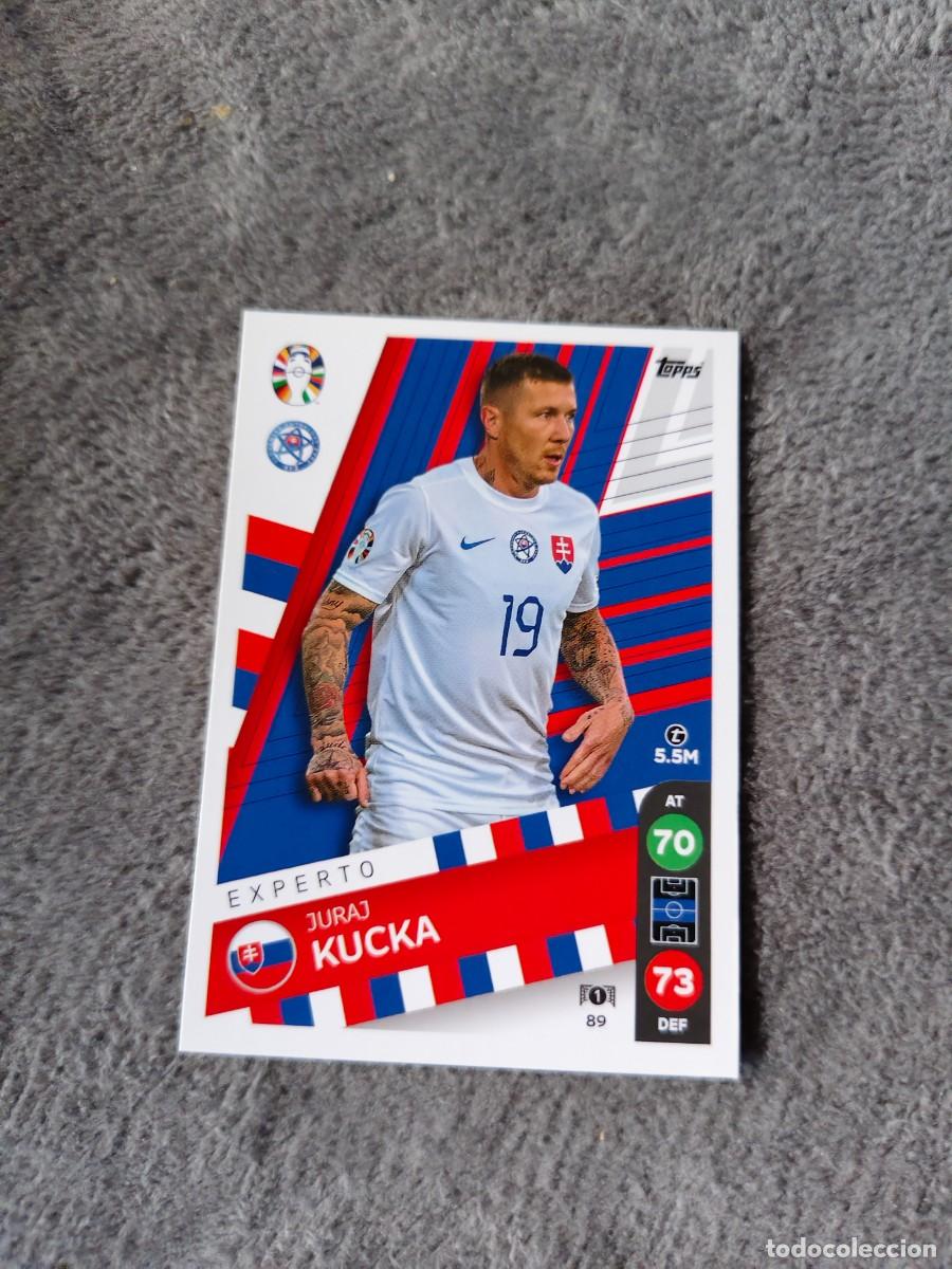 Cromos de f&uacute;tbol: 89 TOPPS EURO 2024 JURAJ KUCKA SLOVAKIA ESLOVAQUIA EXPERTO MATCH ATTAX EUROCOPA 24 LIDL AAT