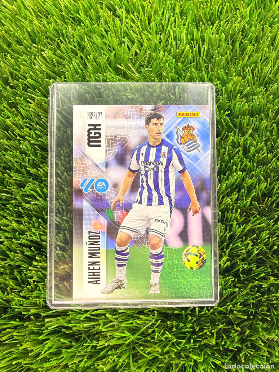 Cromos de f&uacute;tbol: N&ordm; 314 Aihen Mu&ntilde;oz Real Sociedad Megacracks 26 27