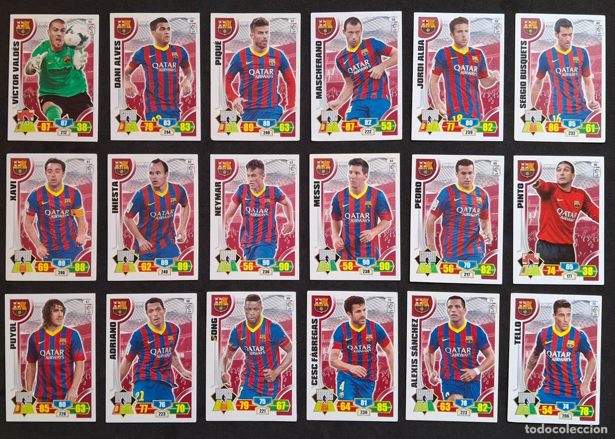 Cromos de f&uacute;tbol: Barcelona Adrenalyn XL 2013-2014 13-14