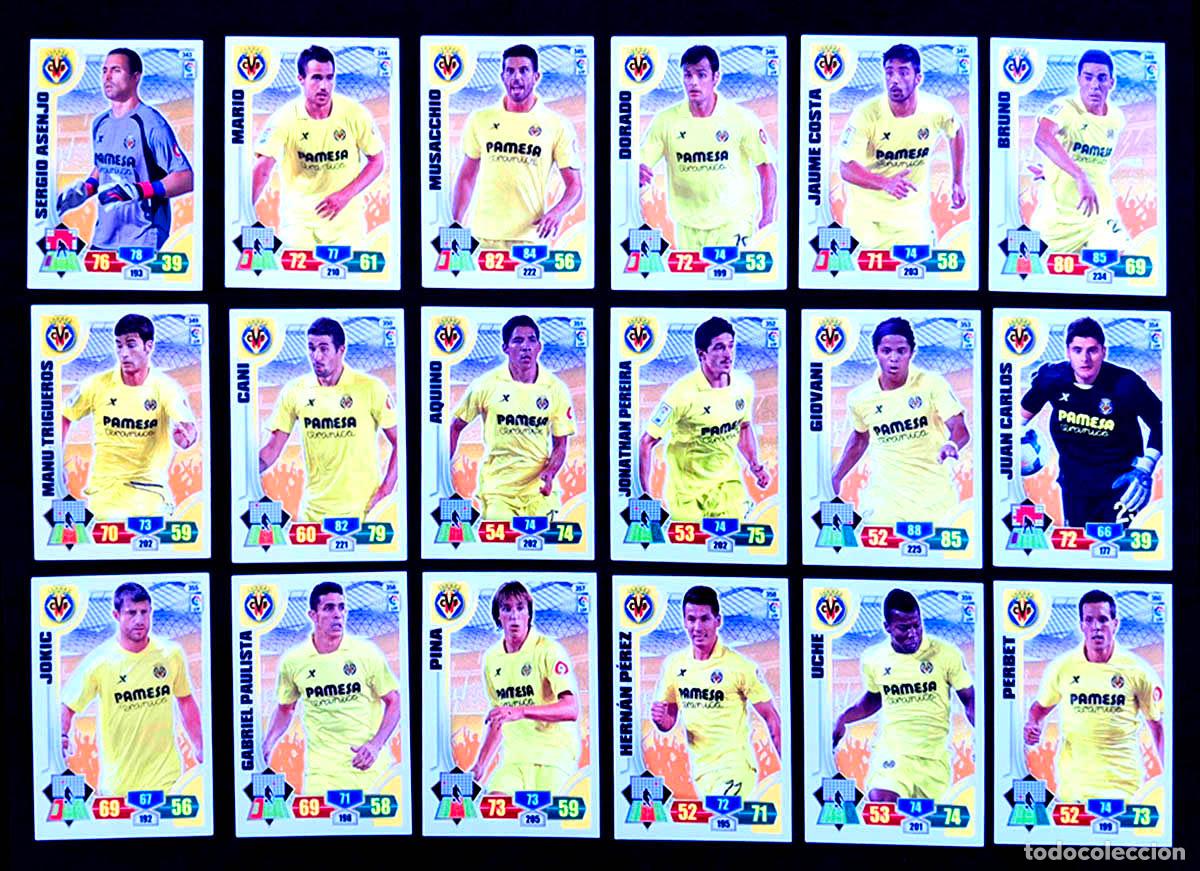 Cromos de f&uacute;tbol: Villarreal Adrenalyn XL 2013-2014 13-14