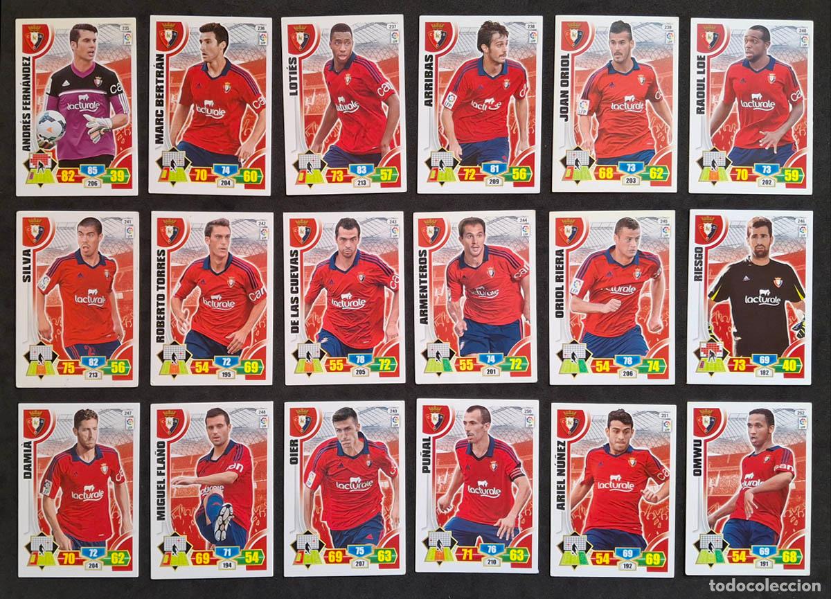 Cromos de f&uacute;tbol: Osasuna Adrenalyn XL 2013-2014 13-14