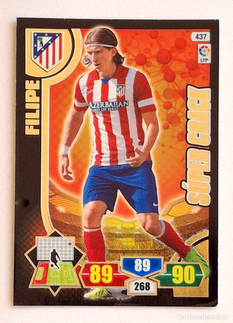 Cromos de f&uacute;tbol: 437 Super Crack Filipe - Atl&eacute;tico de Madrid Adrenalyn XL 2013-2014 13-14
