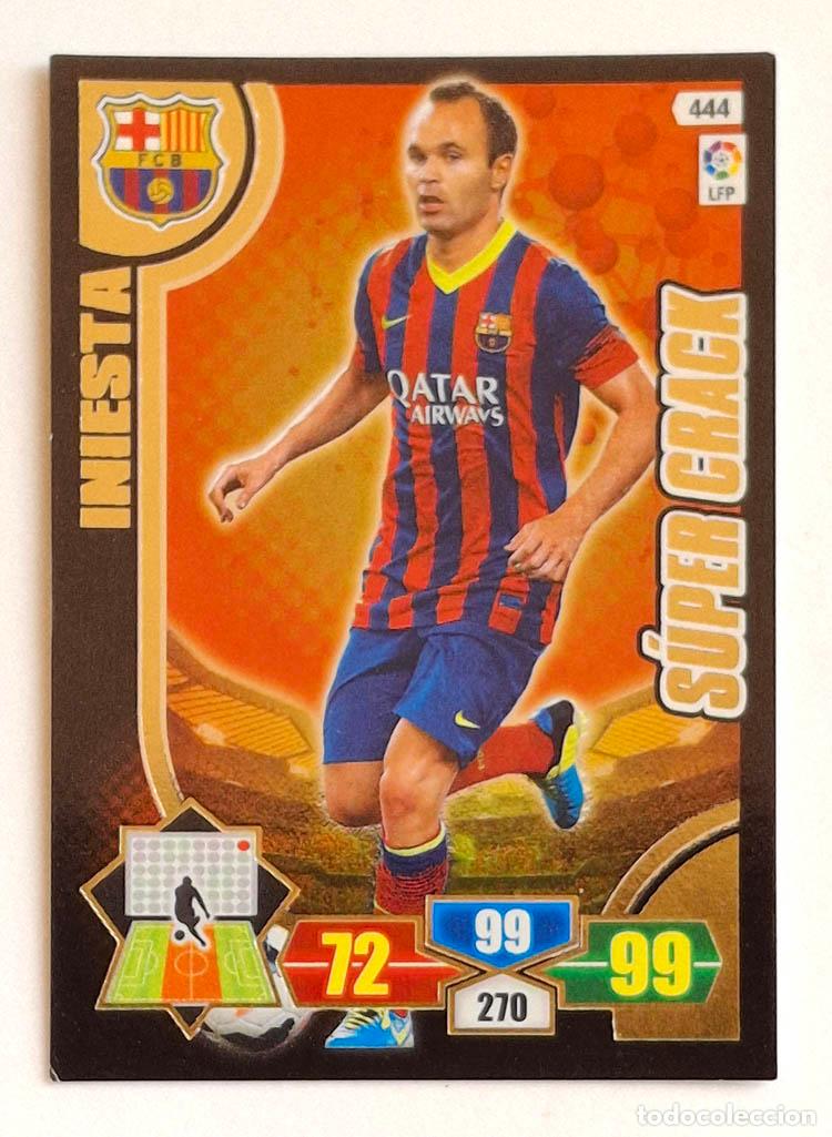 Cromos de f&uacute;tbol: 444 Super Crack Iniesta - Barcelona Adrenalyn XL 2013-2014 13-14