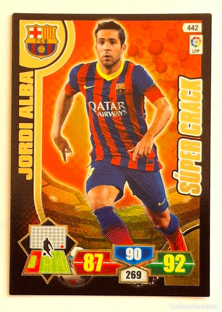 Cromos de f&uacute;tbol: 442 Super Crack Jordi Alba - Barcelona Adrenalyn XL 2013-2014 13-14