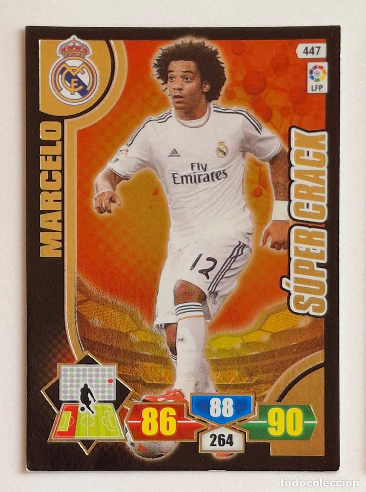 Cromos de f&uacute;tbol: 447 Super Crack Marcelo - Real Madrid Adrenalyn XL 2013-2014 13-14