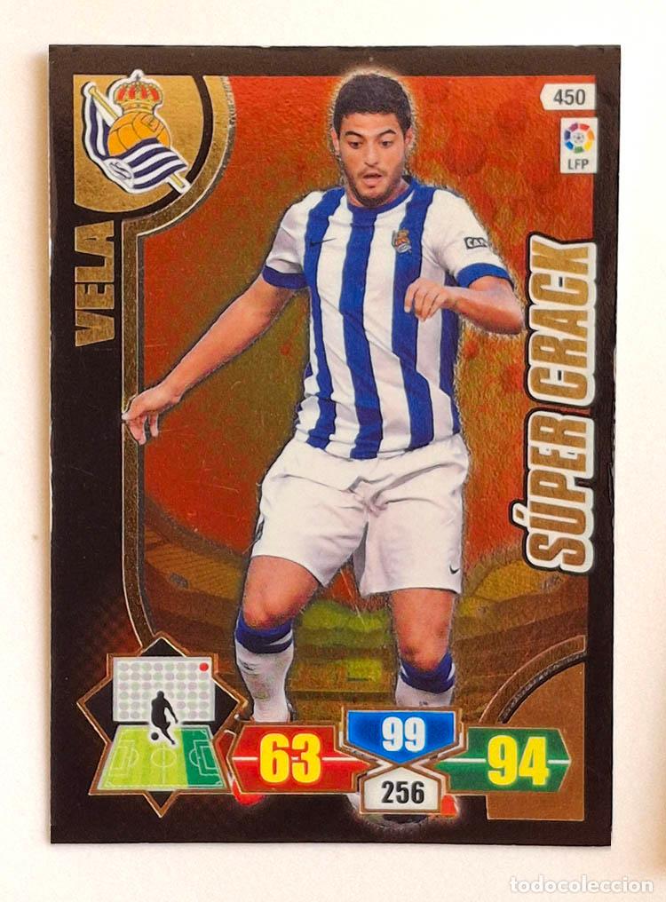 Cromos de f&uacute;tbol: 450 Super Crack Vela - Real Sociedad Adrenalyn XL 2013-2014 13-14