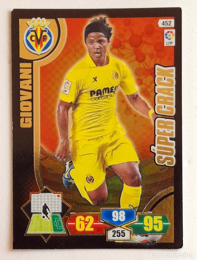 Cromos de f&uacute;tbol: 452 Super Crack Giovani - Villarreal Adrenalyn XL 2013-2014 13-14