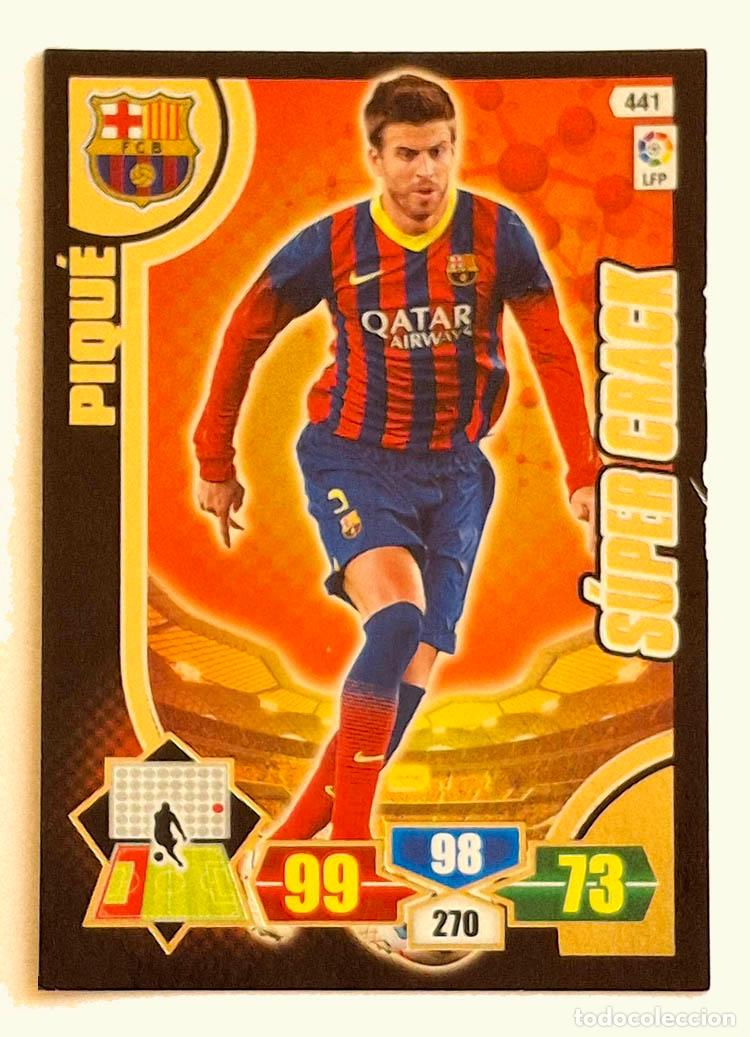 Cromos de f&uacute;tbol: 441 Super Crack Piqu&eacute; - Barcelona Adrenalyn XL 2013-2014 13-14