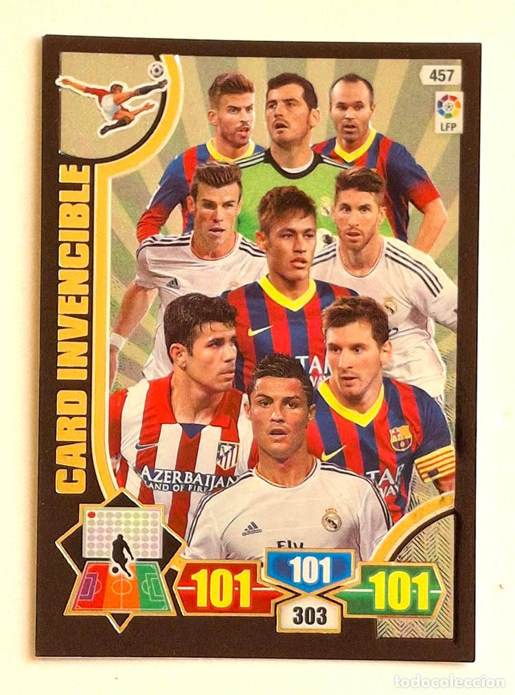 Cromos de f&uacute;tbol: 457 Card Invencible Card Invencible Adrenalyn XL 2013-2014 13-14